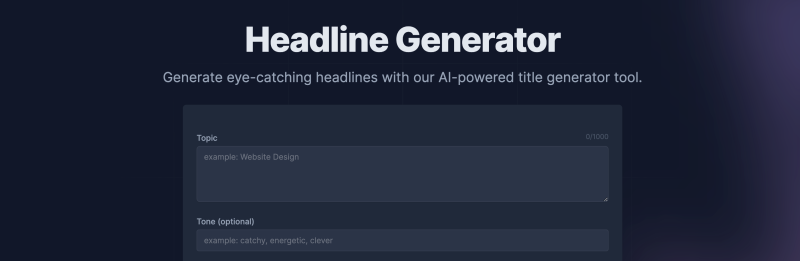 EasyPeasy-AI-Ad-Headline-Generator