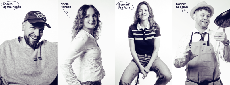 Anders Hemmingsen, Nadja Hansen, Besked fra Aula, Casper Sobczyk