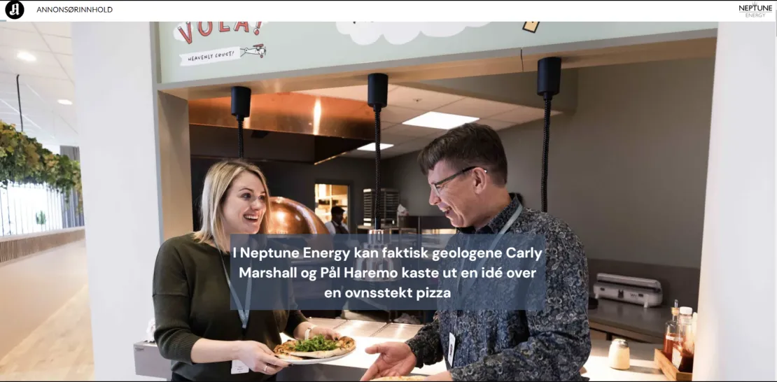 Campaign - How Neptune Energy was saved by a pizza oven