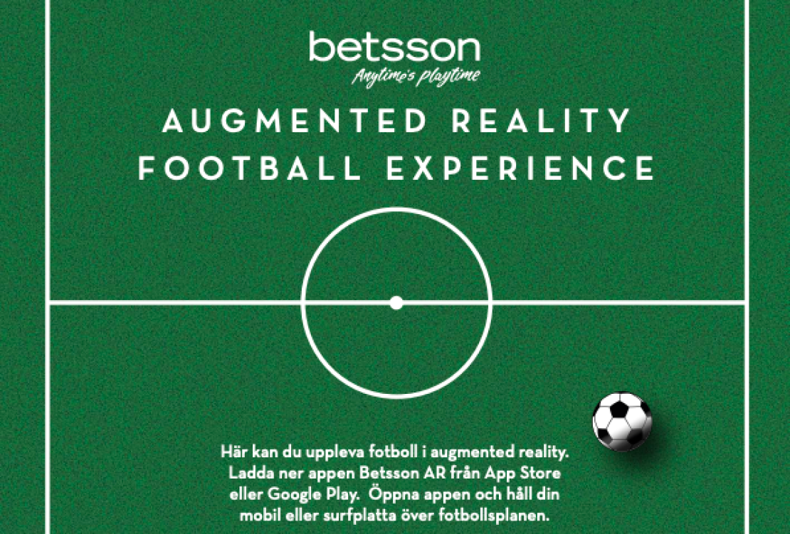 Betsson AR: The Augmented Reality Football Experience